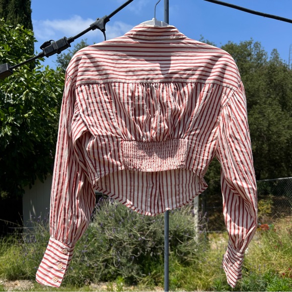 Free people cropped button up - Picture 2 of 3